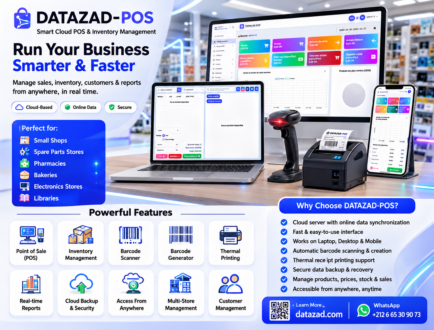 DATAZAD-POS : Manage Your Store inventory Digitally