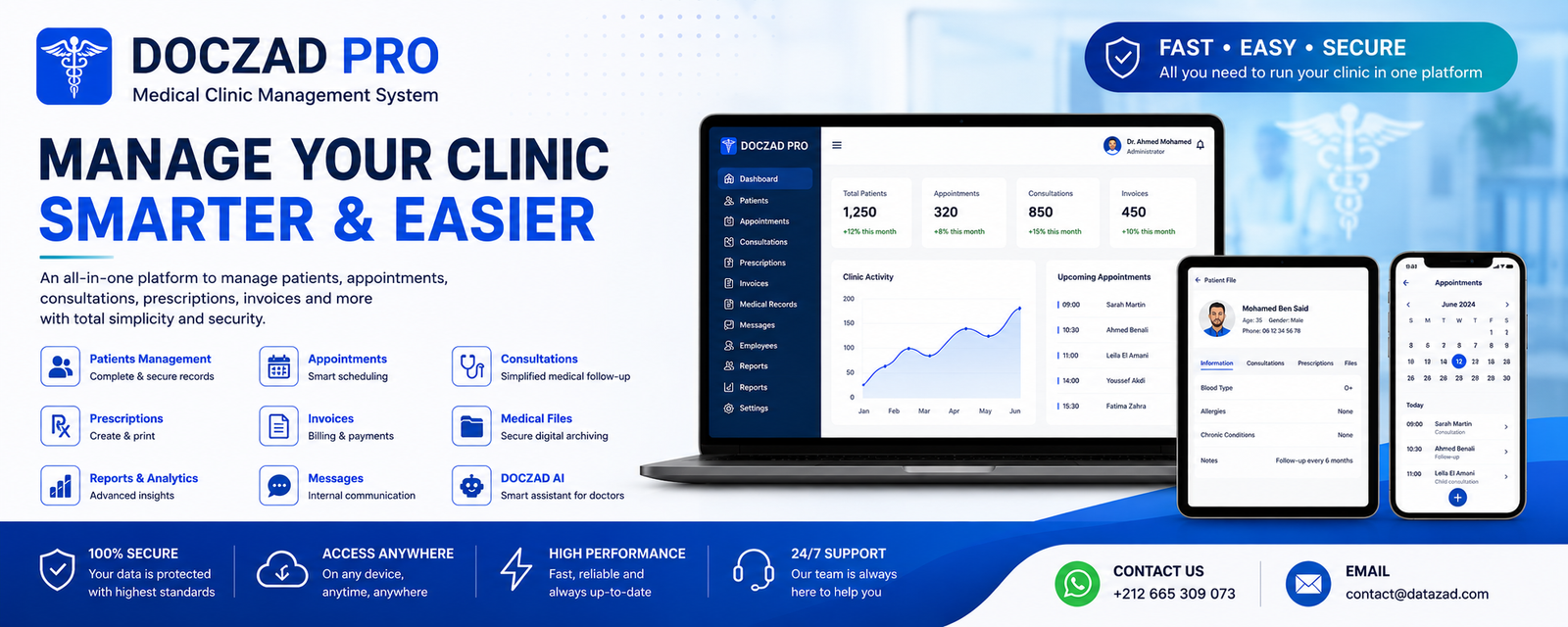 DOCZAD PRO Medical Practice Management